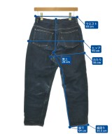 YAECA（ヤエカ）デニムパンツ 紺 サイズ:28(L位) レディース/2200610821110