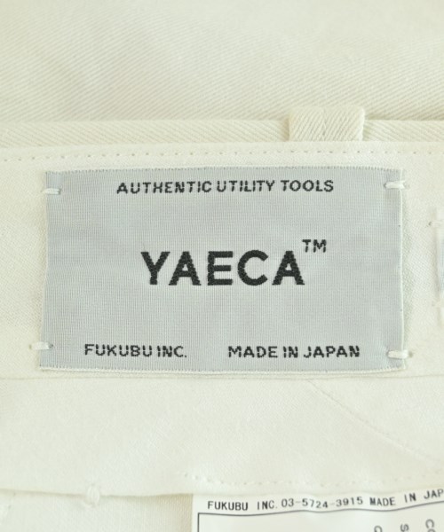 YAECA（ヤエカ）チノパン 白 サイズ:29(L位) レディース/2200617185031