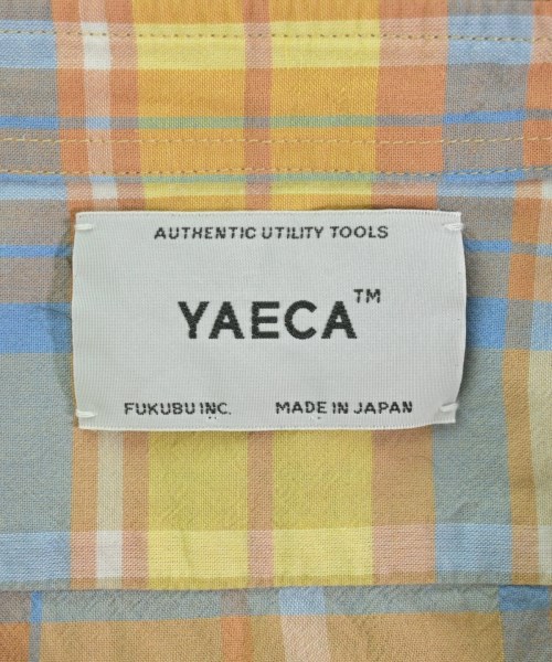 YAECA（ヤエカ）カジュアルシャツ 黄 サイズ:S レディース/2200678825068
