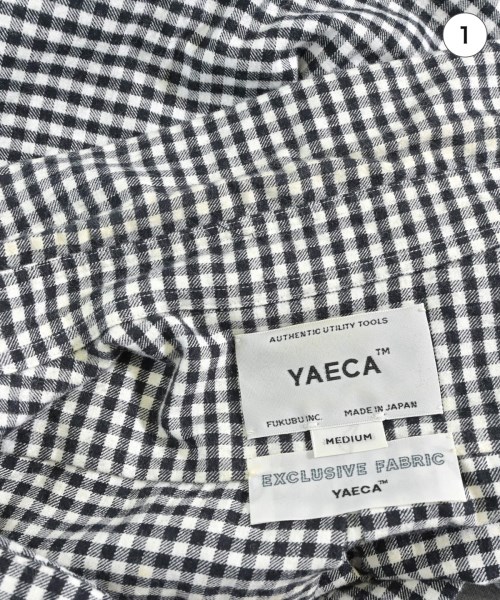 YAECA（ヤエカ）カジュアルシャツ 黒 サイズ:M レディース/2200691870229