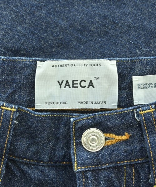 YAECA（ヤエカ）デニムパンツ 紺 サイズ:28(L位) レディース/2200693898146