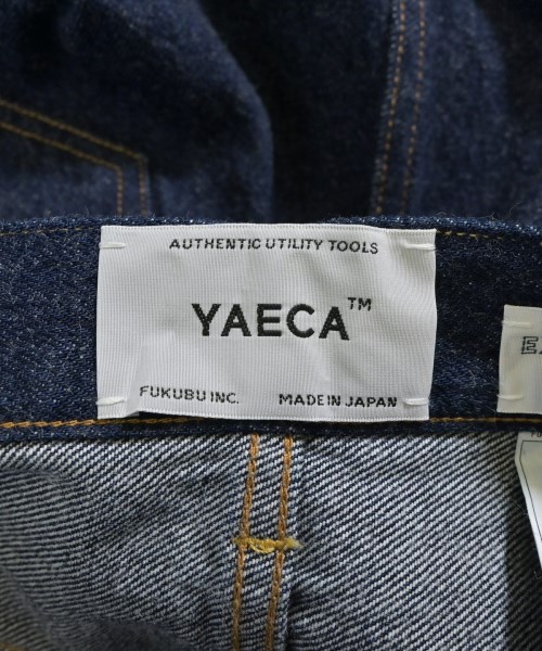 YAECA（ヤエカ）デニムパンツ 紺 サイズ:28(L位) レディース/2200695732097