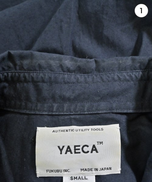 YAECA（ヤエカ）シャツワンピース 紺 サイズ:S レディース/2200698135062