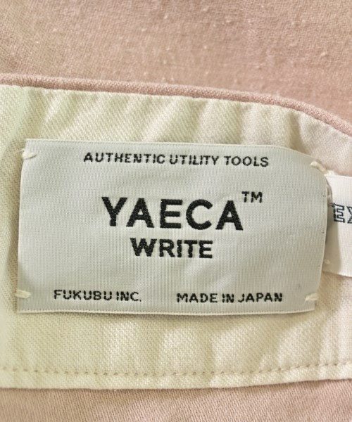 YAECA（ヤエカ）クロップドパンツ ピンク サイズ:S メンズ/2200712757065