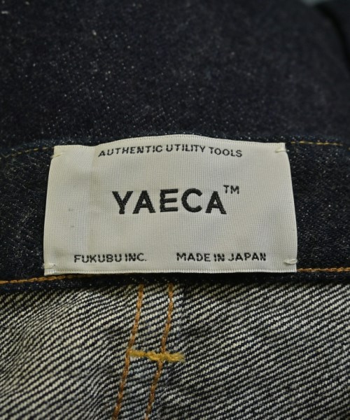 YAECA（ヤエカ）デニムパンツ 紺 サイズ:30(XL位) レディース/2200719557040