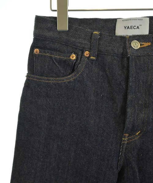 YAECA（ヤエカ）デニムパンツ 紺 サイズ:28(L位) レディース/2200634991899