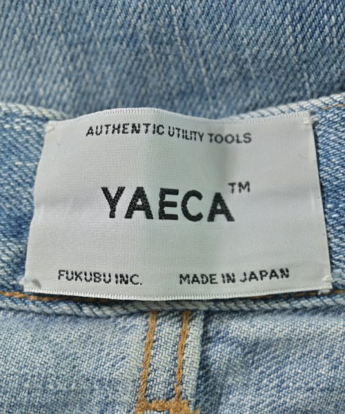 YAECA（ヤエカ）デニムパンツ 青 サイズ:28(L位) レディース/2200643725027