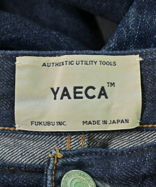 YAECA（ヤエカ）デニムパンツ 紺 サイズ:28(L位) レディース/2200643725034