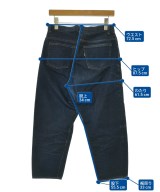 YAECA（ヤエカ）デニムパンツ 紺 サイズ:28(L位) レディース/2200643725034