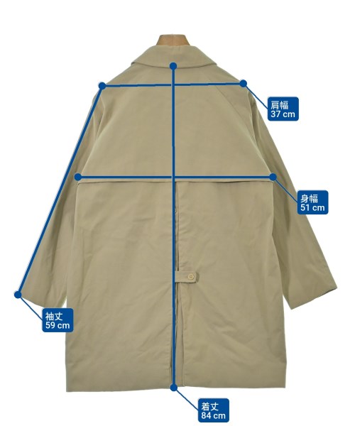 YAECA（ヤエカ）ステンカラーコート ベージュ サイズ:M レディース/2200661852057