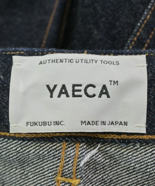 YAECA（ヤエカ）デニムパンツ 紺 サイズ:30(XL位) レディース/2200664037109