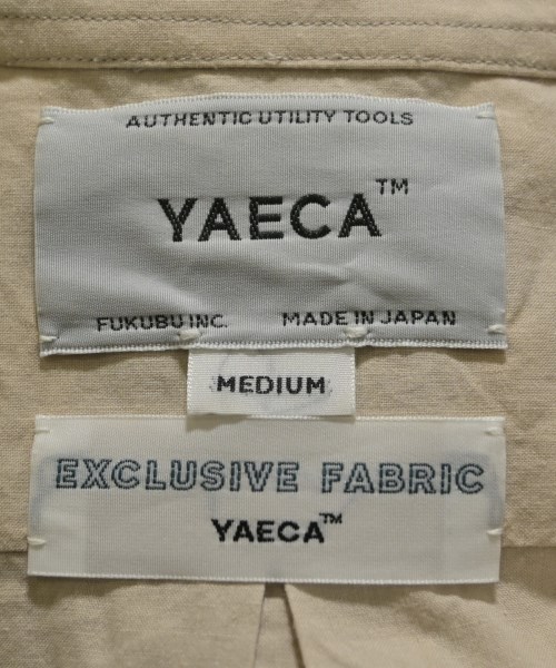 YAECA（ヤエカ）カジュアルシャツ ベージュ サイズ:M レディース/2200664037154