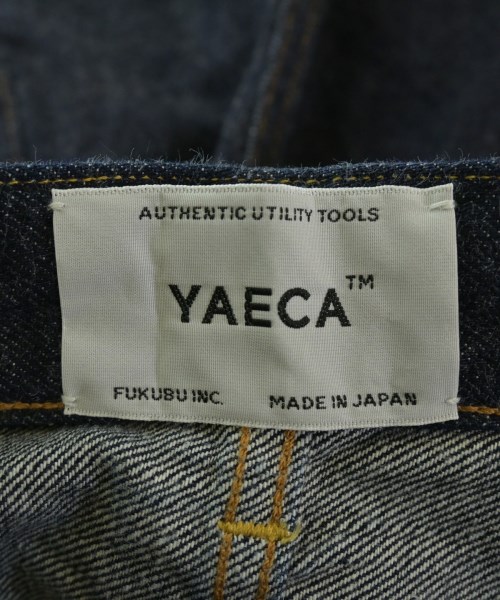 YAECA（ヤエカ）デニムパンツ 紺 サイズ:29(L位) レディース/2200664372163