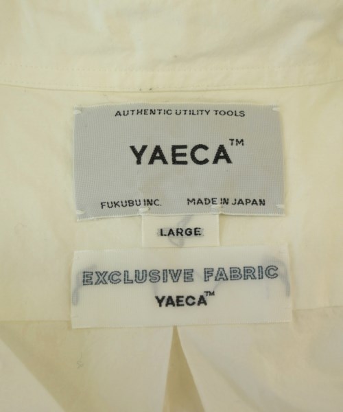 YAECA（ヤエカ）カジュアルシャツ 白 サイズ:L レディース/2200724572137