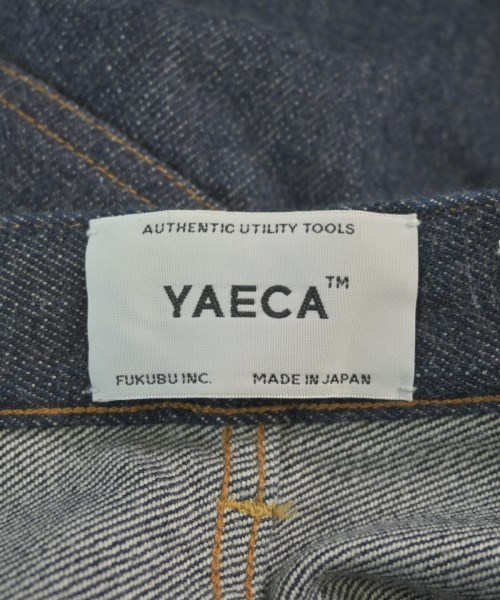 YAECA（ヤエカ）デニムパンツ 紺 サイズ:28(L位) レディース/2200682722032