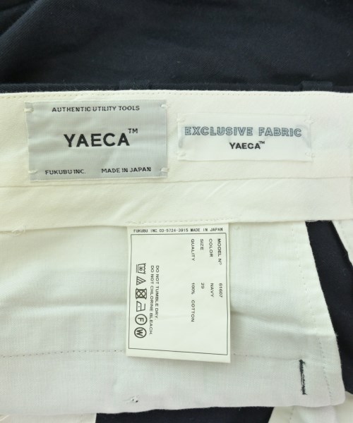 YAECA（ヤエカ）チノパン 紺 サイズ:29(L位) レディース/2200692492086