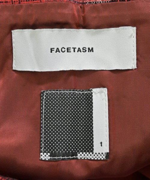 FACETASM（ファセッタズム）ひざ丈スカート 赤 サイズ:1(S位) レディース/2200641073076