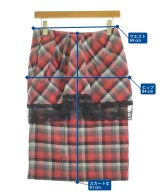 FACETASM（ファセッタズム）ひざ丈スカート 赤 サイズ:1(S位) レディース/2200641073076