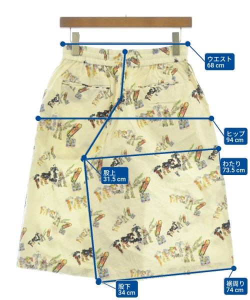 FACETASM（ファセッタズム）ショートパンツ 白 サイズ:00(F) レディース/2200623383049