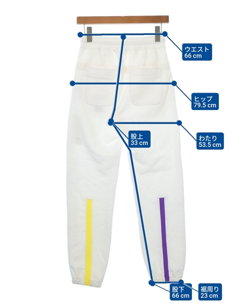FACETASM（ファセッタズム）スウェットパンツ 白 サイズ:1(S位) レディース/2200625257065