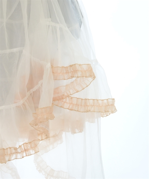 FACETASM（ファセッタズム）ひざ丈スカート 白 サイズ:1(S位) レディース/2200617230151