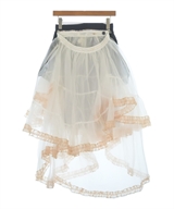 FACETASM（ファセッタズム）ひざ丈スカート 白 サイズ:1(S位) レディース/2200617230151