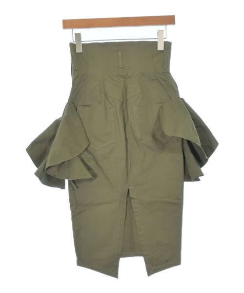 FACETASM（ファセッタズム）ひざ丈スカート カーキ サイズ:S レディース/2200670259090
