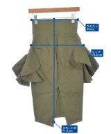 FACETASM（ファセッタズム）ひざ丈スカート カーキ サイズ:S レディース/2200670259090