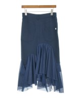 FACETASM（ファセッタズム）ひざ丈スカート 紺 サイズ:1(S位) レディース/2200679702108