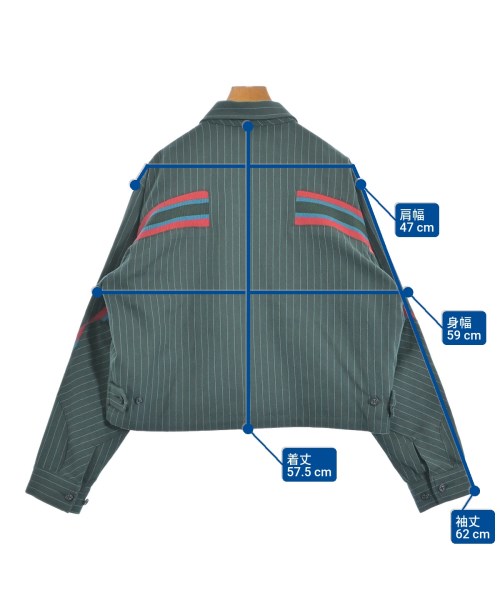 FACETASM（ファセッタズム）ブルゾン 緑 サイズ:1(S位) レディース/2200655121053