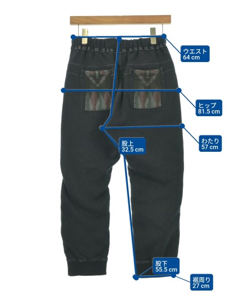 FACETASM（ファセッタズム）スウェットパンツ 黒 サイズ:3(L位) レディース/2200660729060