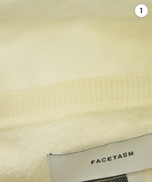 FACETASM（ファセッタズム）スウェット 白 サイズ:1(S位) レディース/2200688865023