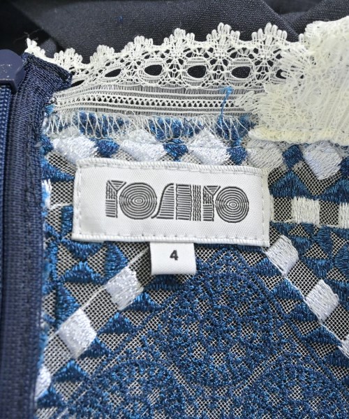 YOSHIYO（ヨシヨ）オールインワン/サロペット 紺 サイズ:4(XL位) レディース/2200626777043