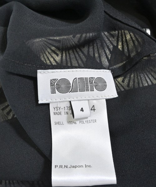 YOSHIYO（ヨシヨ）カジュアルシャツ 黒 サイズ:4(XL位) レディース/2200626777272