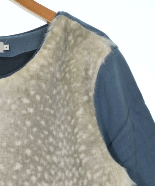 YOSHIYO（ヨシヨ）カジュアルシャツ 青 サイズ:4(XL位) レディース/2200629491199