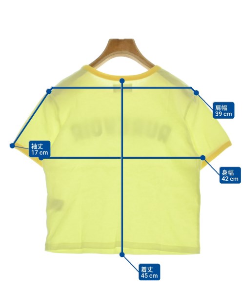 Bonjour Girl（ボンジュールガール）Tシャツ・カットソー 黄 サイズ:-(XS位) レディース/2200669625103