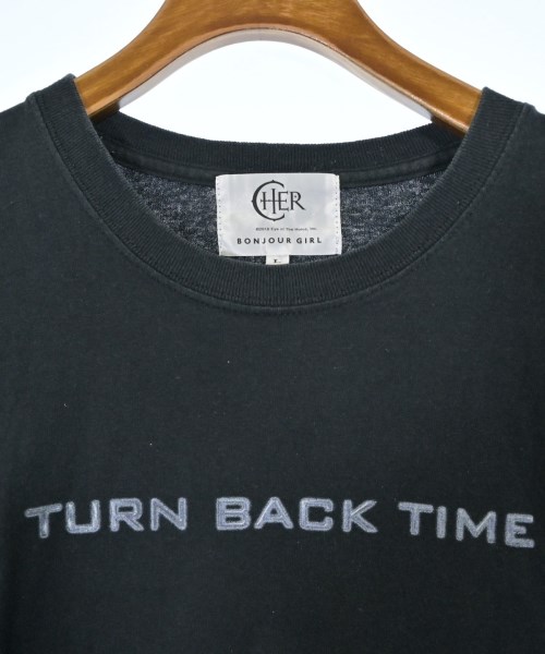 Bonjour Girl（ボンジュールガール）Tシャツ・カットソー 黒 サイズ:L レディース/2200732543013