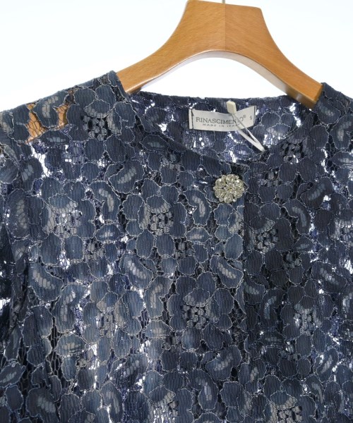 RINASCIMENTO（リナシメント）ノーカラージャケット 紺 サイズ:-(S位) レディース/2200635239075