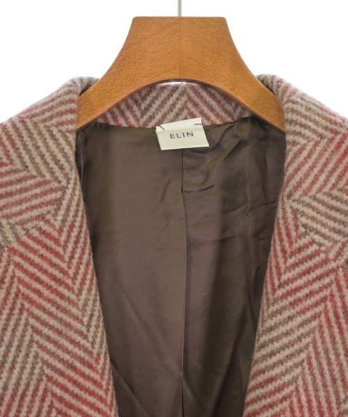 ELIN（エリン）チェスターコート 赤 サイズ:36(S位) レディース/2200622938011