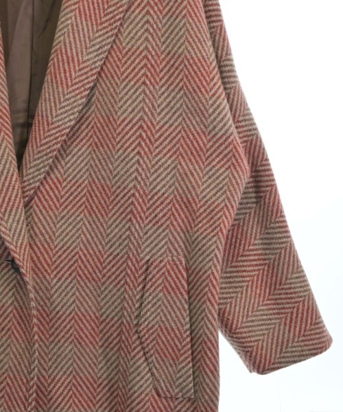 ELIN（エリン）チェスターコート 赤 サイズ:36(S位) レディース/2200622938011