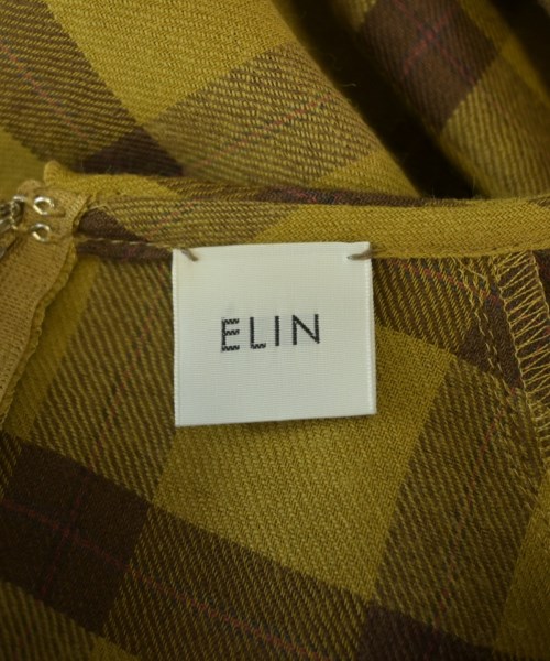 ELIN（エリン）ワンピース 黄 サイズ:36(S位) レディース/2200607547016