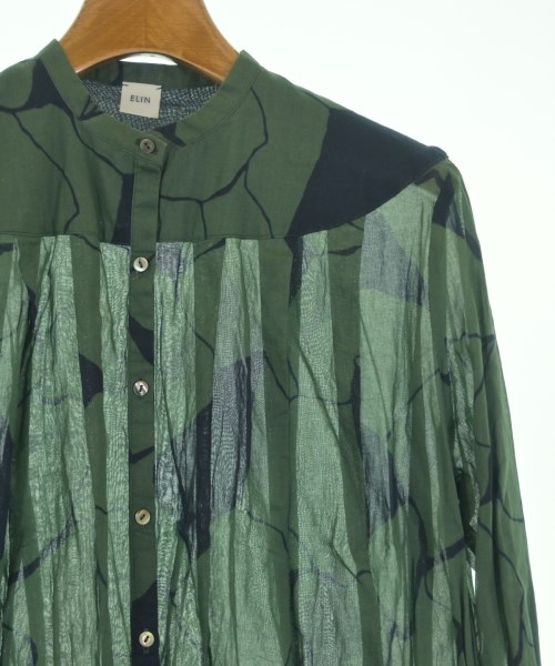 ELIN（エリン）ブラウス 緑 サイズ:38(M位) レディース/2200609967157