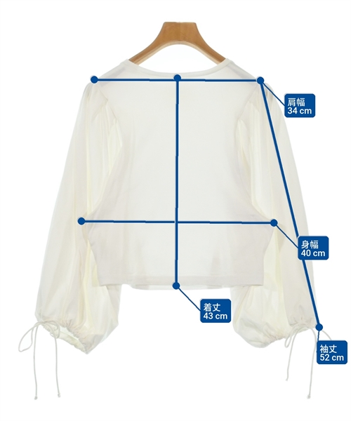 ELIN（エリン）Tシャツ・カットソー 白 サイズ:00(XS位) レディース/2200613290043