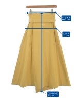 ELIN（エリン）ロング・マキシ丈スカート 黄 サイズ:36(S位) レディース/2200701508050