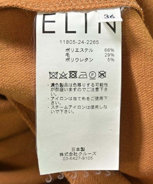 ELIN（エリン）ワンピース オレンジ サイズ:36(S位) レディース/2200694411139