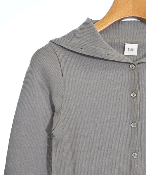 ELIN（エリン）カーディガン グレー サイズ:36(S位) レディース/2200646828084