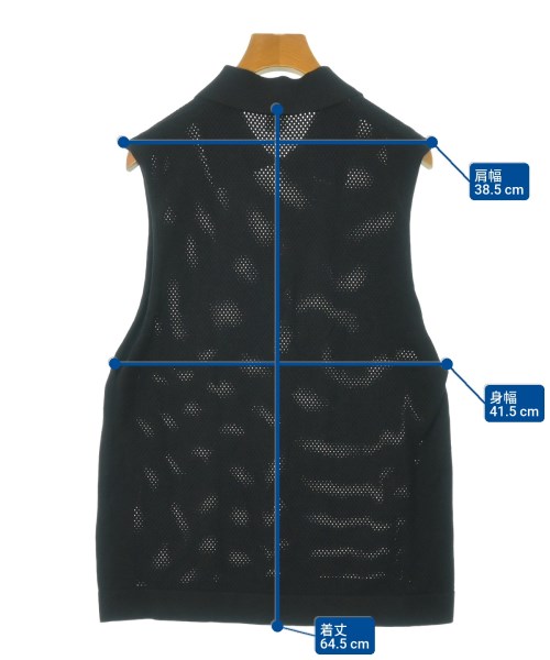 ELIN（エリン）ベスト 黒 サイズ:00(XS位) レディース/2200645877045