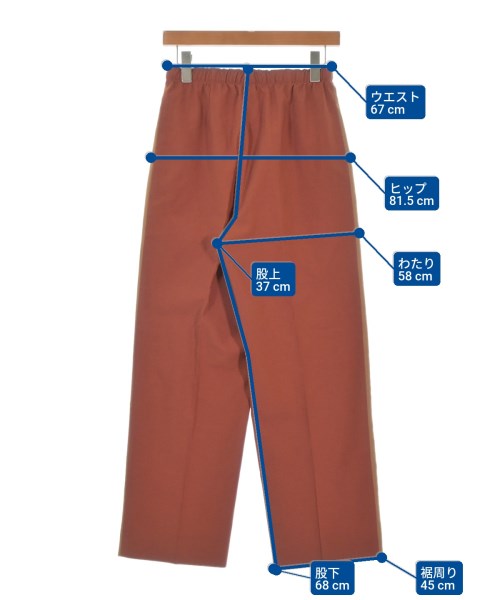 ELIN（エリン）スラックス 茶 サイズ:38(M位) レディース/2200664530112