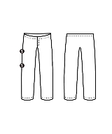 ELIN（エリン）スラックス 茶 サイズ:38(M位) レディース/2200664530112