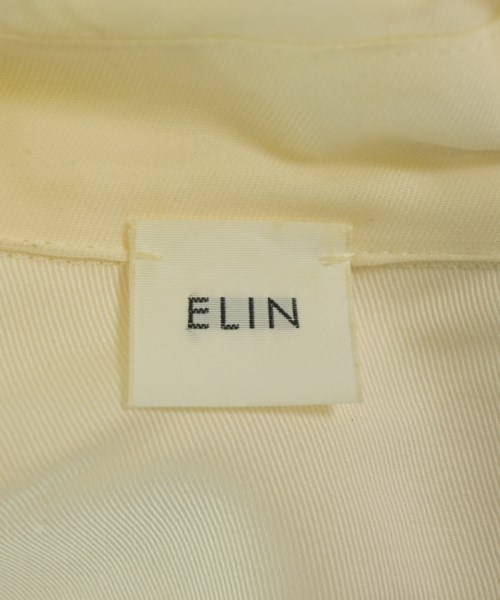 ELIN（エリン）カジュアルシャツ 黄 サイズ:36(S位) レディース/2200684147130